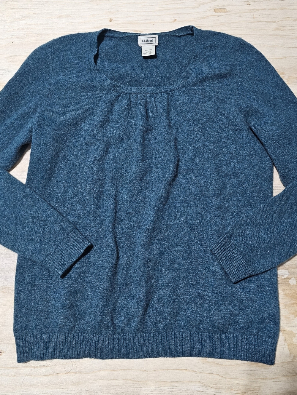 L.L. Bean Women's Teal Crewneck Sweater